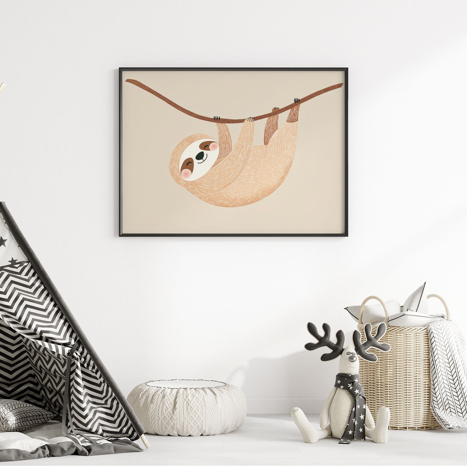 Poster - Playful Sloth
