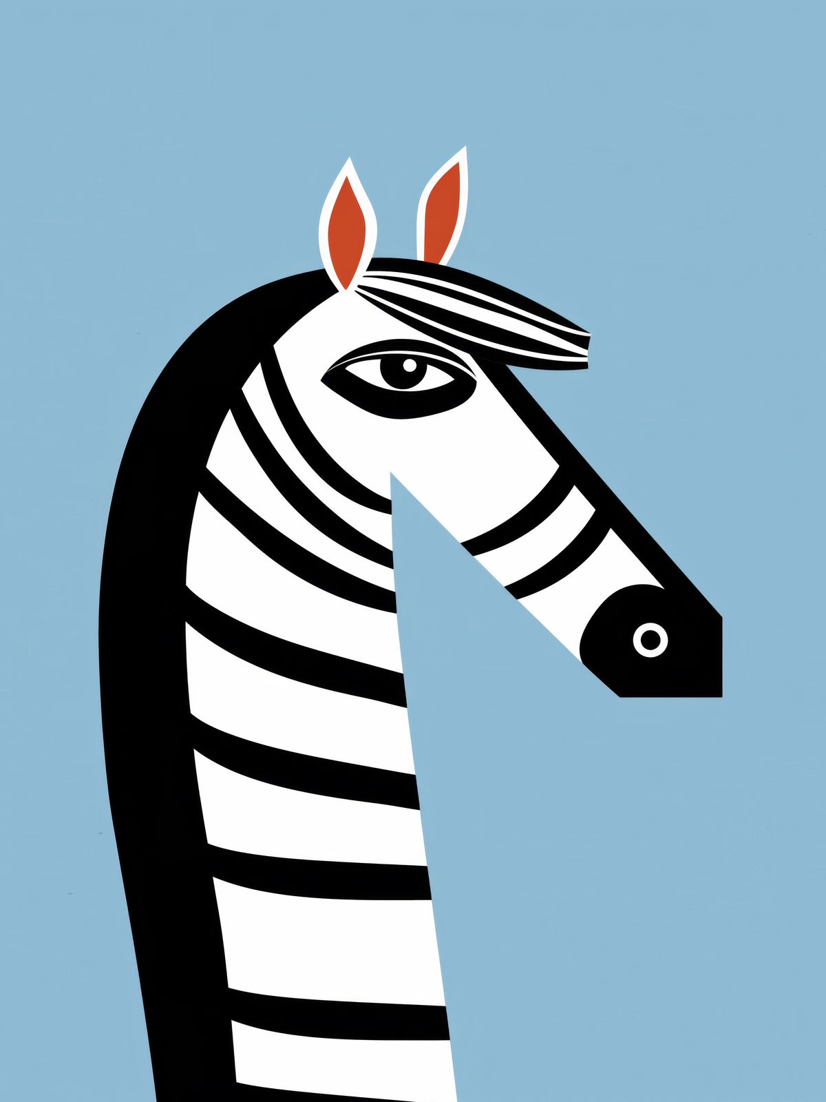 Poster - Zebra Illustration