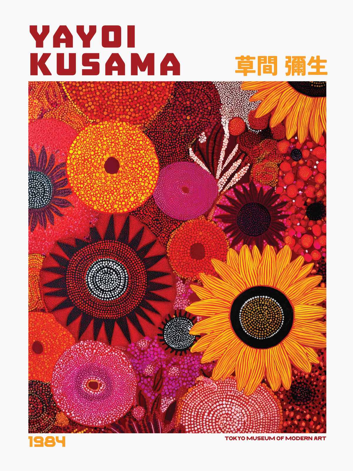 Poster - Yayoi Kusama Floral