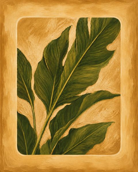 Poster - Green Leaf Art