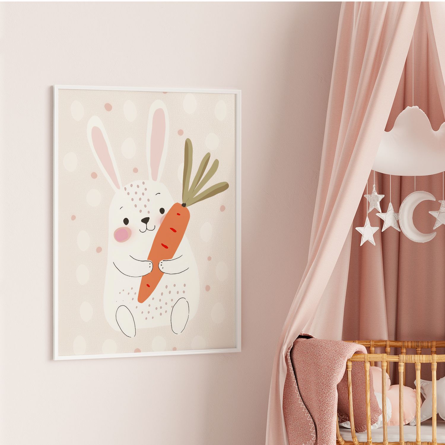 Poster - Bunny with Carrot