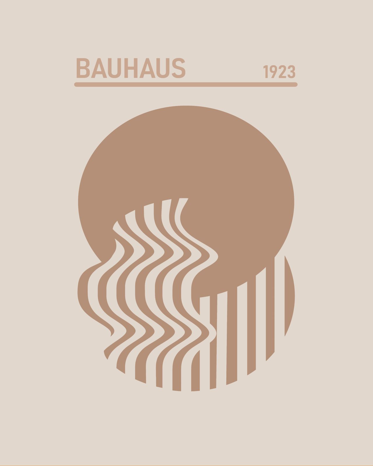 Poster - Bauhaus 1923