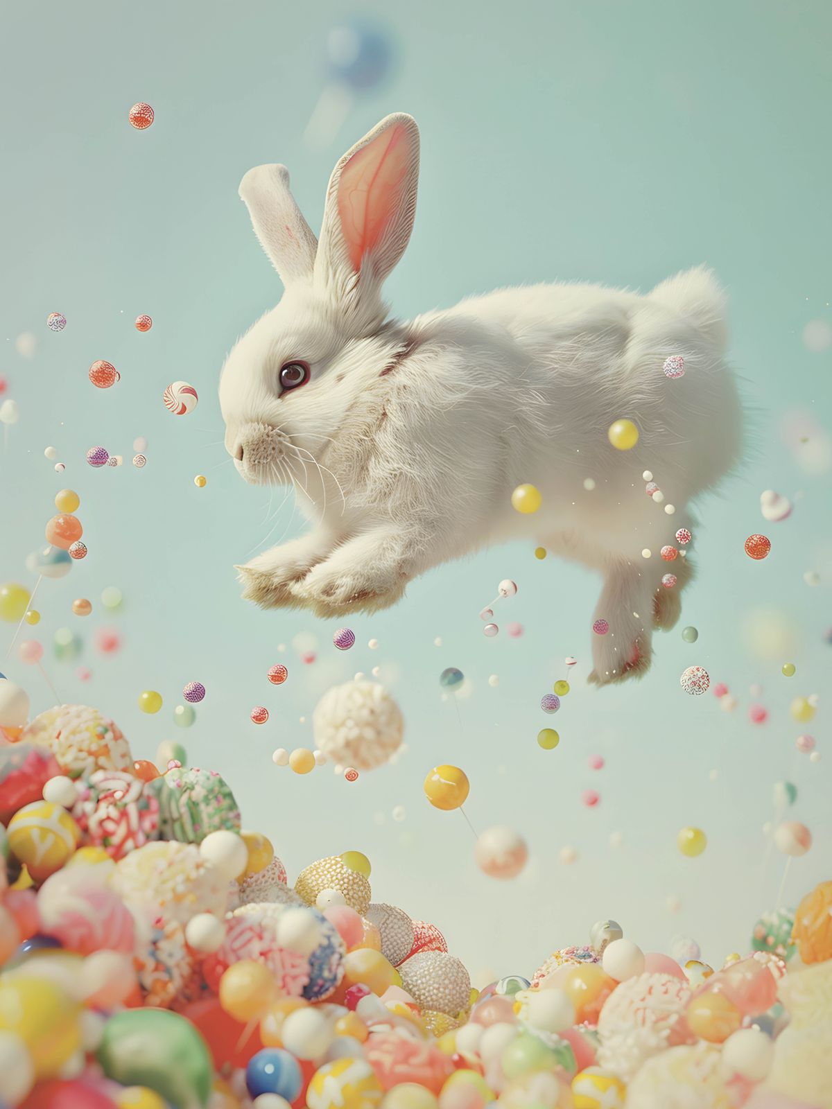 Poster - Rabbit in Candyland