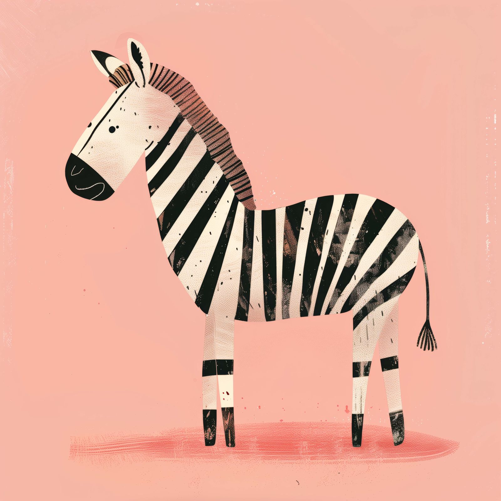 Poster - Zebra Illustration