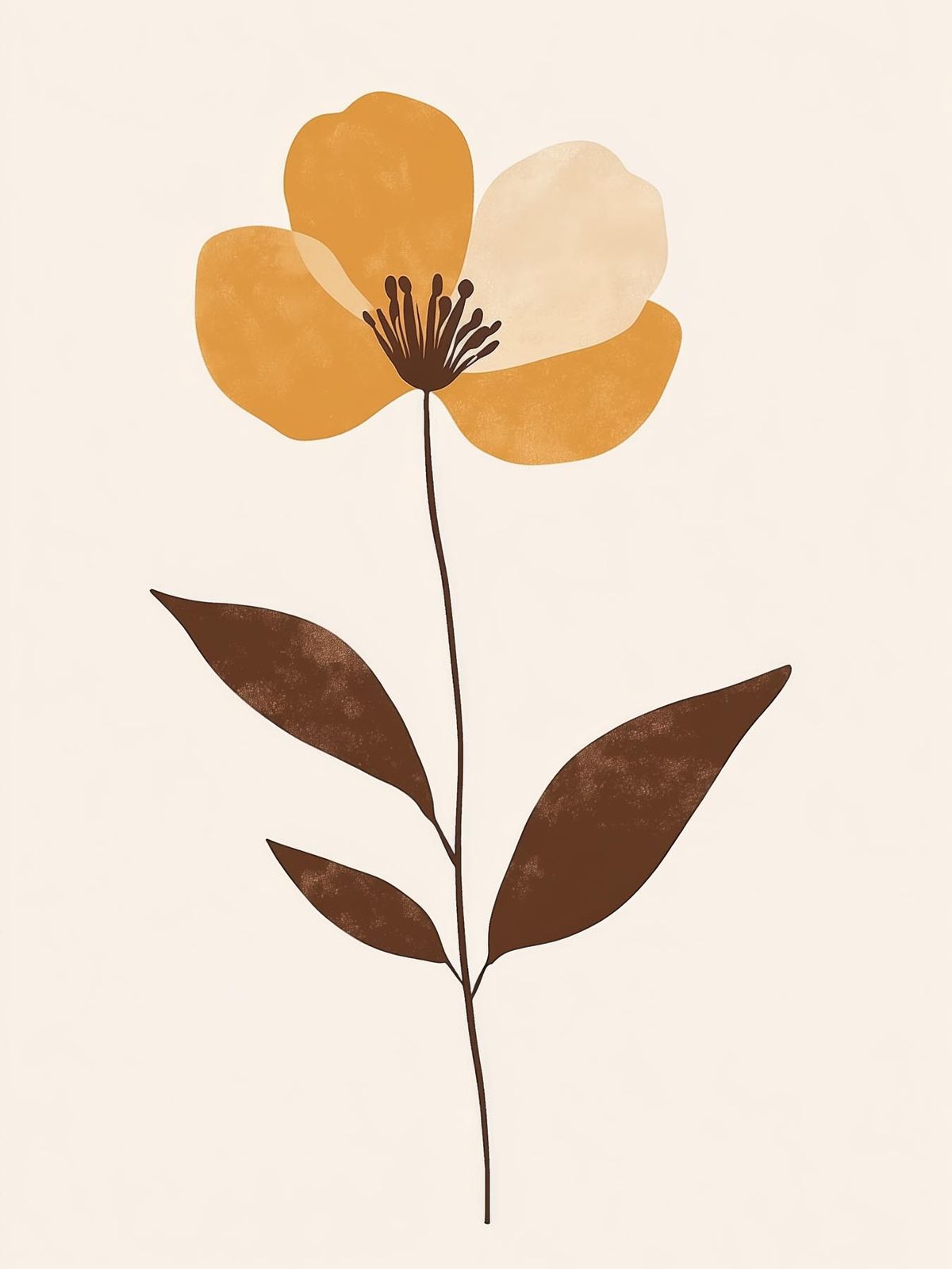 Poster - Yellow Flower