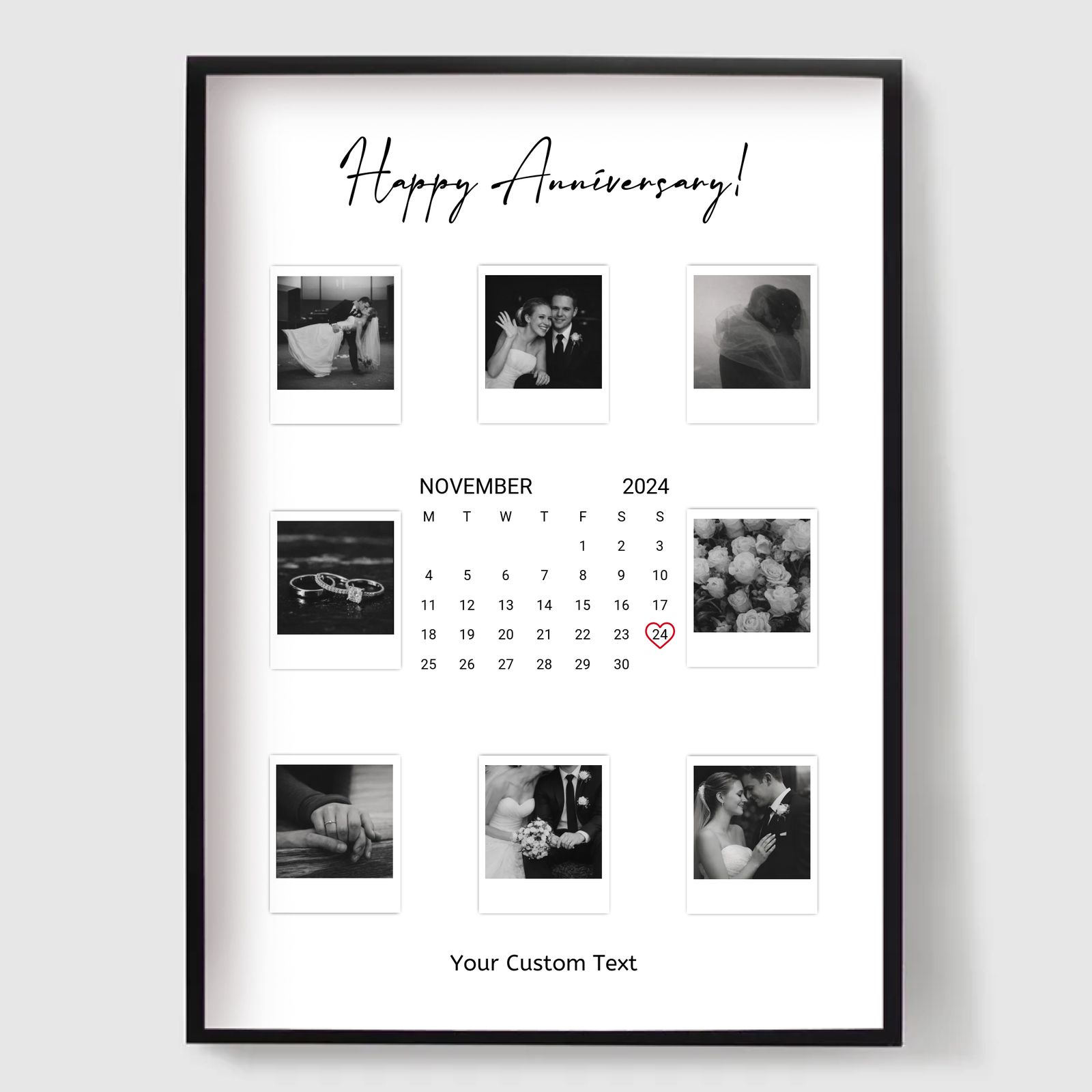 Personalised Poster - Anniversary Gift for Couples