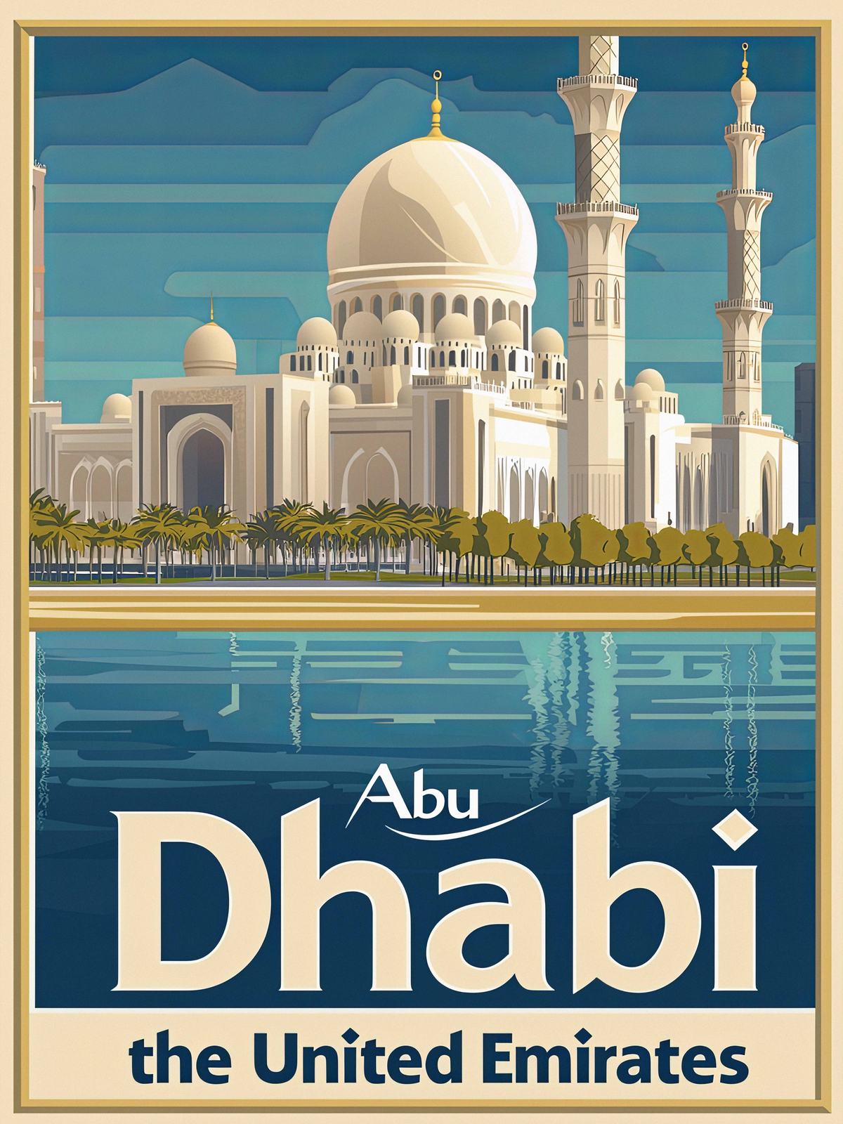 Poster - Abu Dhabi United Emirates