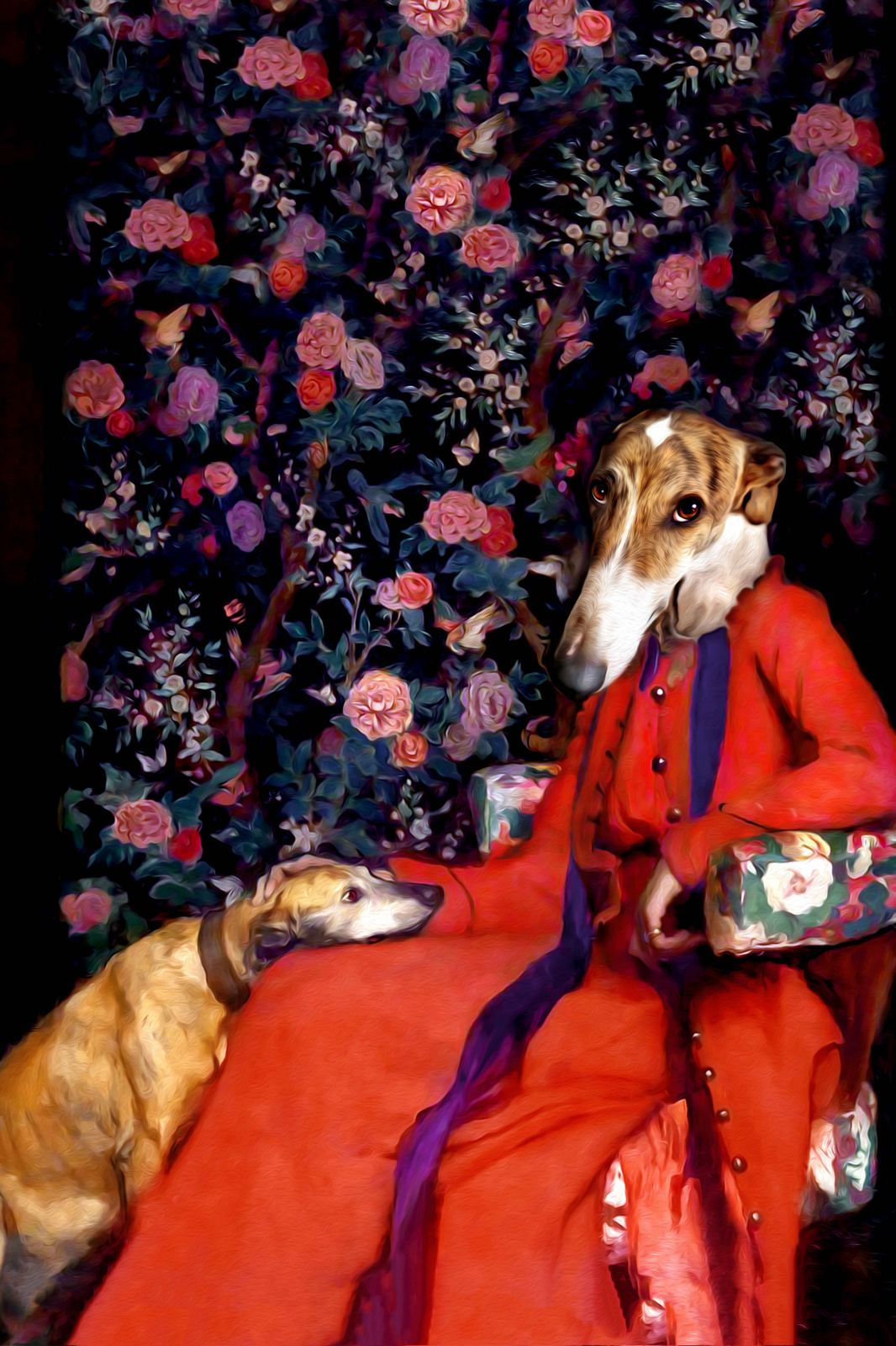 Poster - Anthropomorphic Floral Art