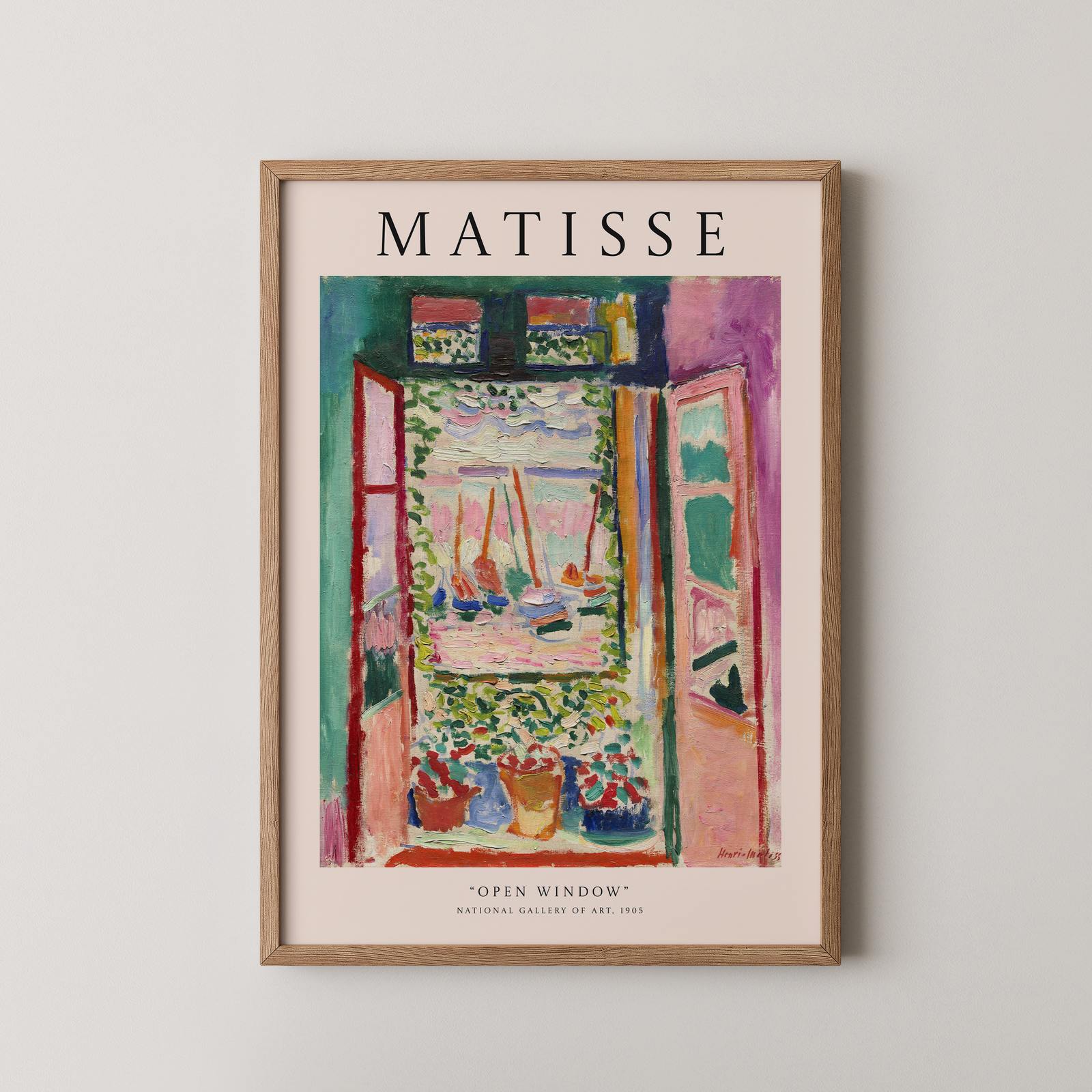 Poster - Open Window by Matisse