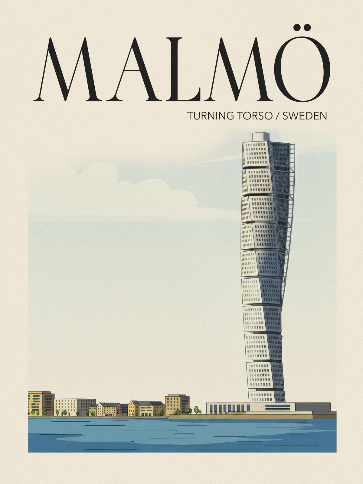 Poster - Malmö Turning Torso