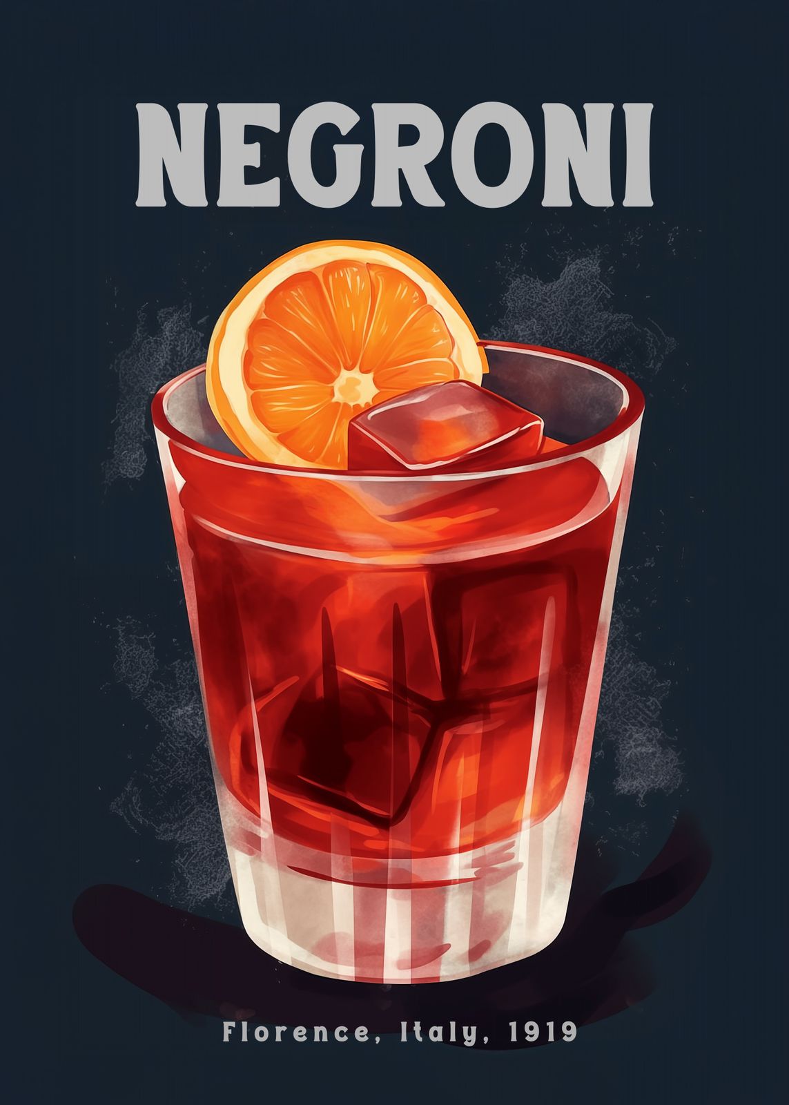 Poster - Negroni Cocktail