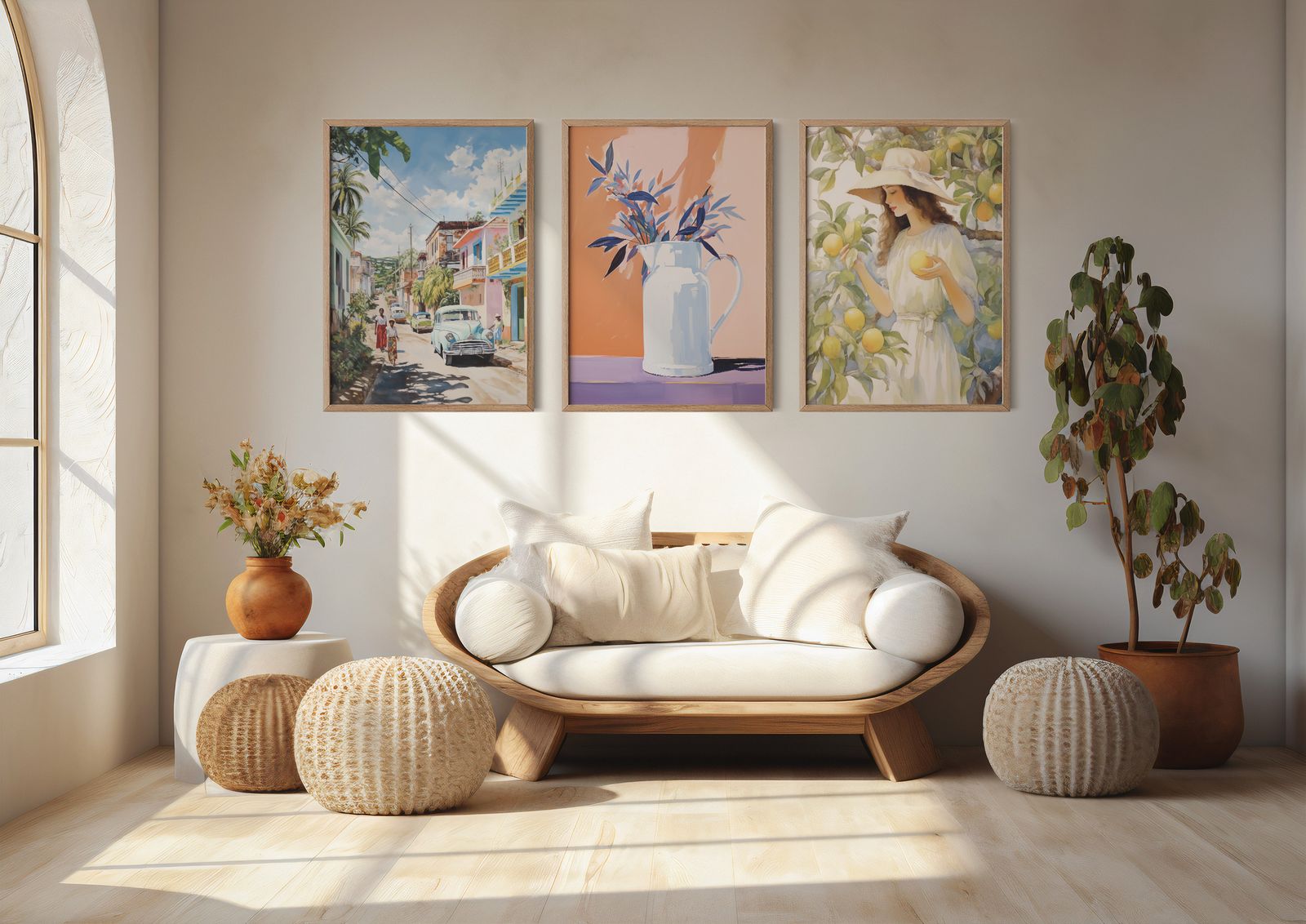 Poster - Vintage Street and Nature Set of 3