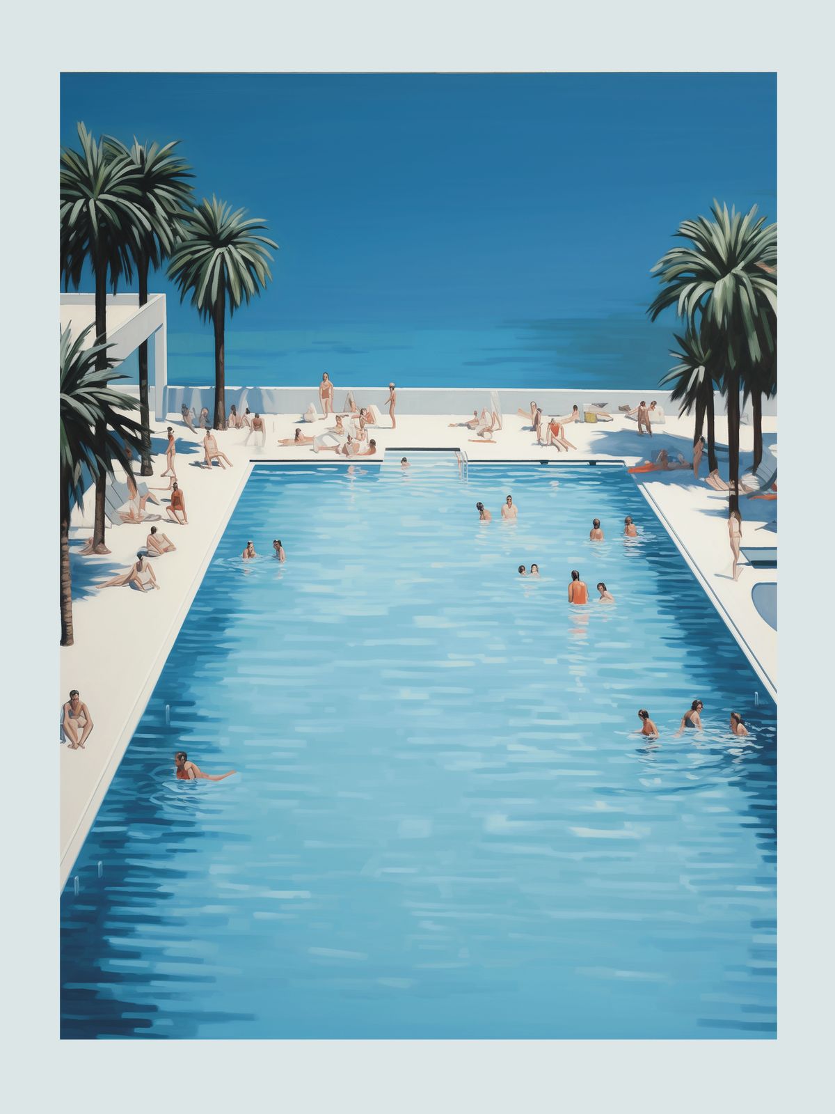 Poster - Poolside Serenity