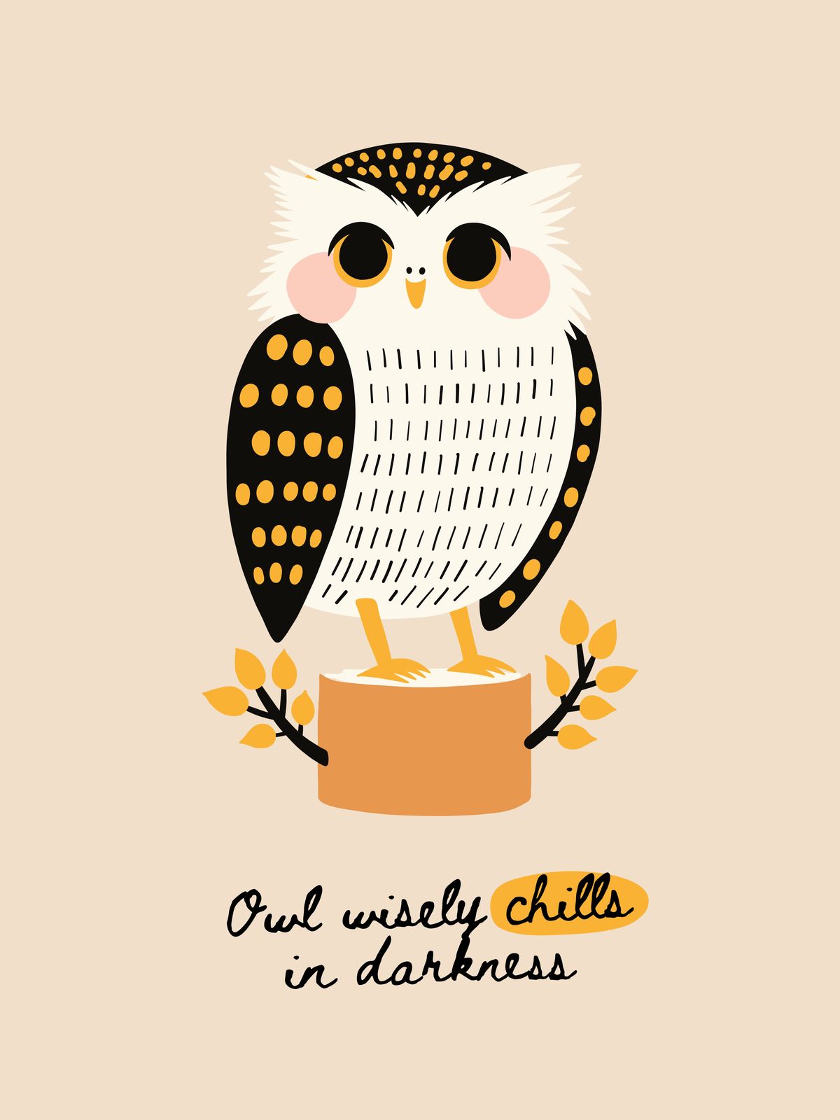 Poster - Owl Wisdom