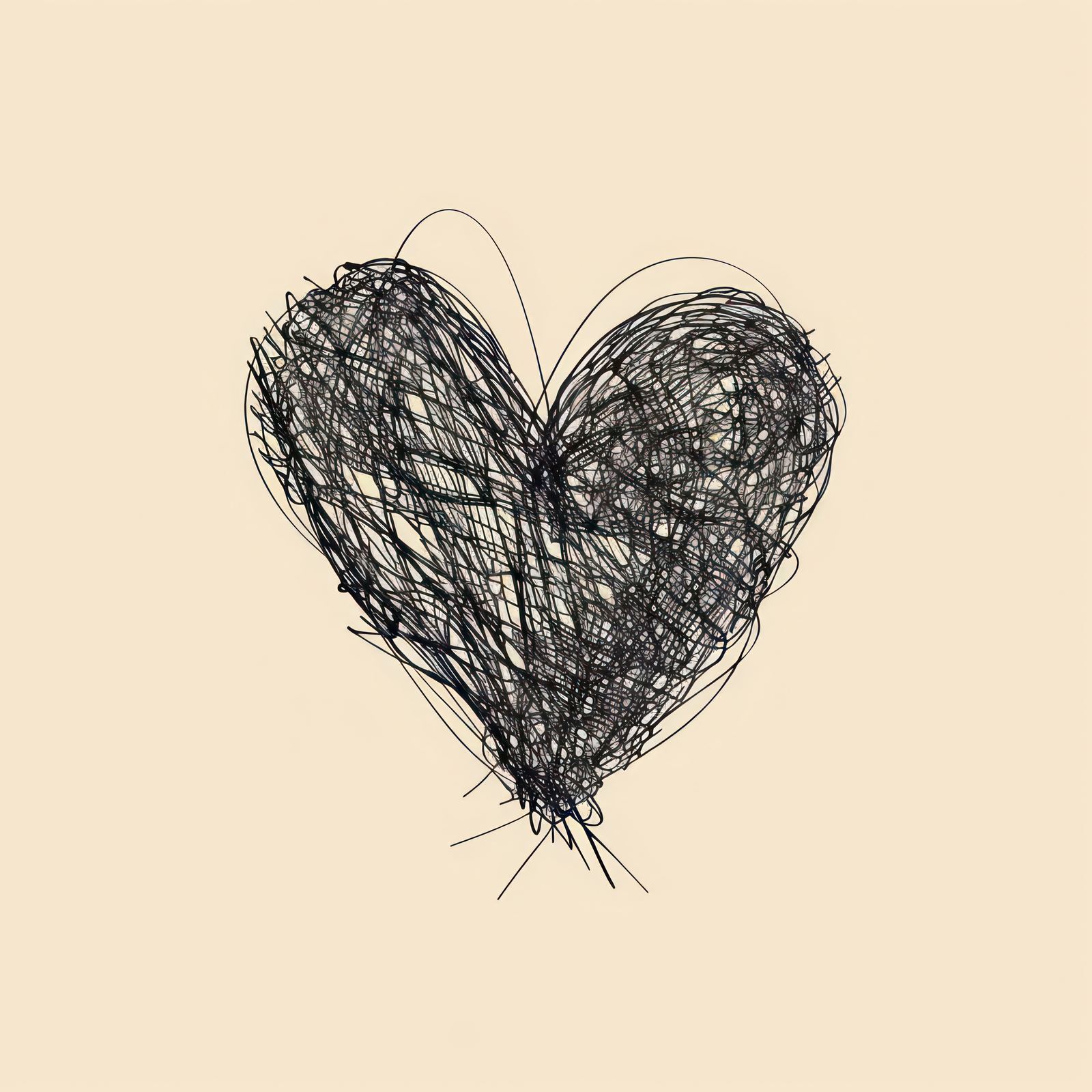 Poster - Heart Sketch