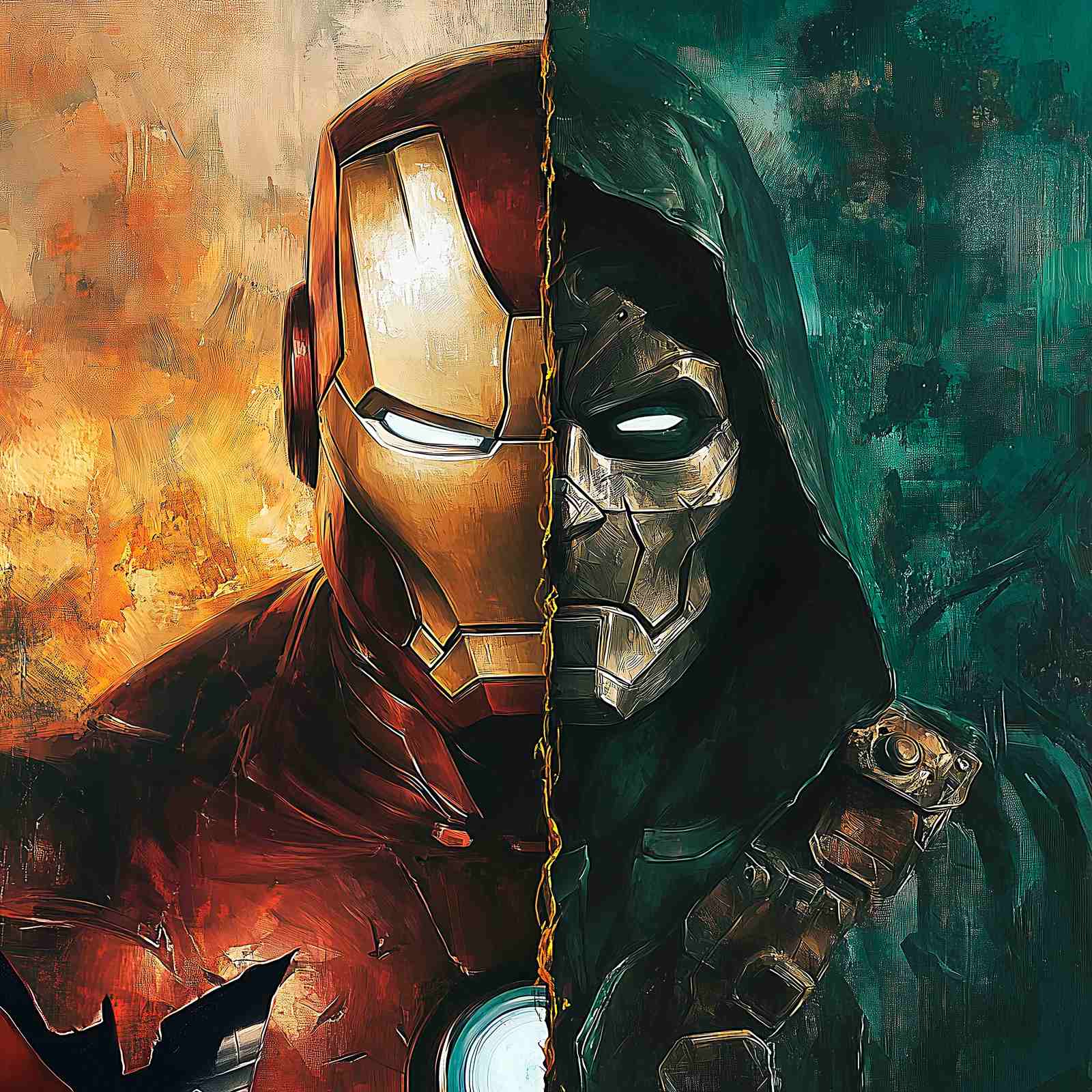 Poster - Iron Man and Doom