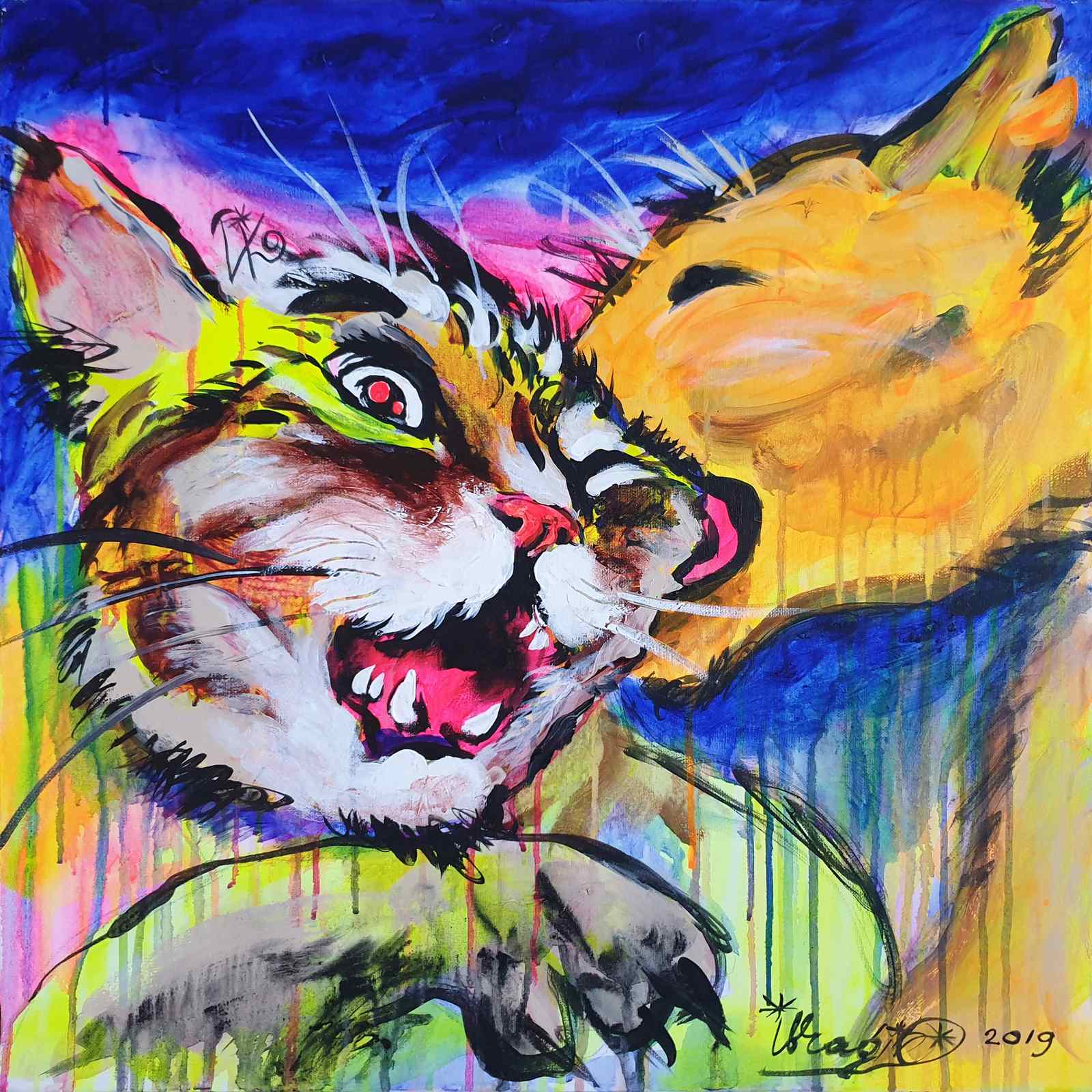 Poster - Colorful Cats