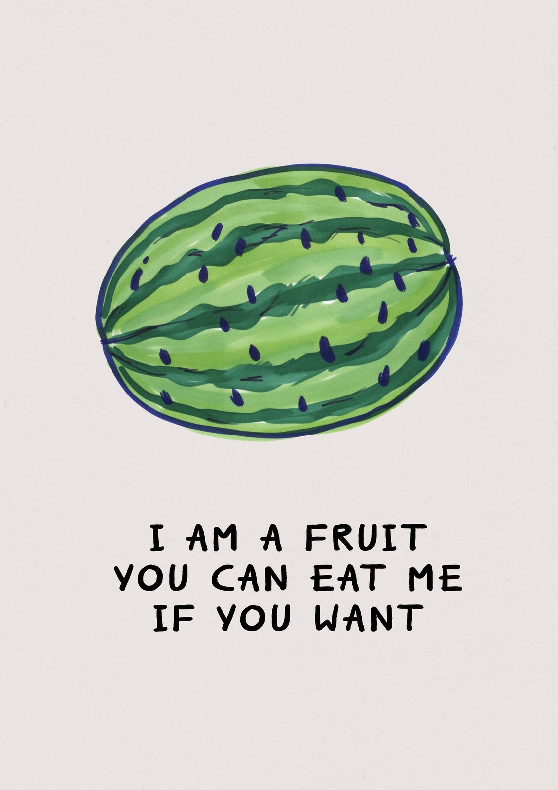 Poster - Whimsical Watermelon
