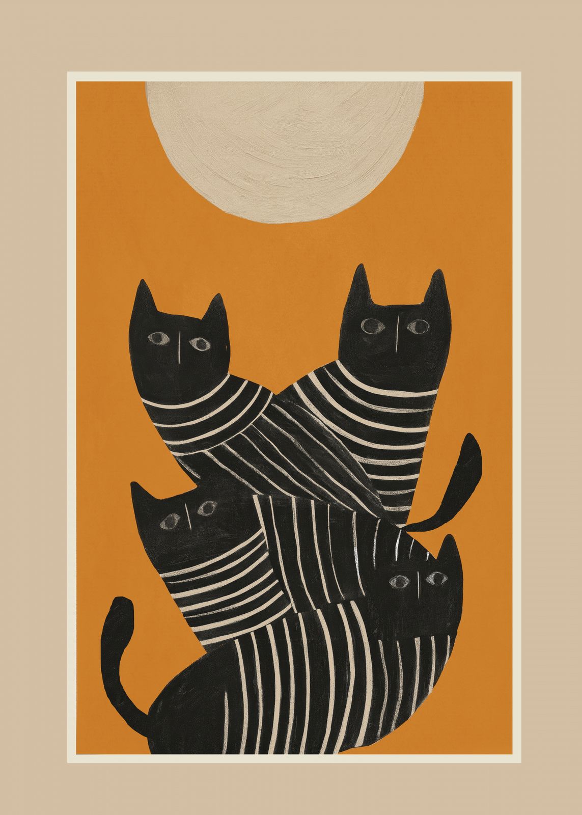 Poster - Black Cats Design