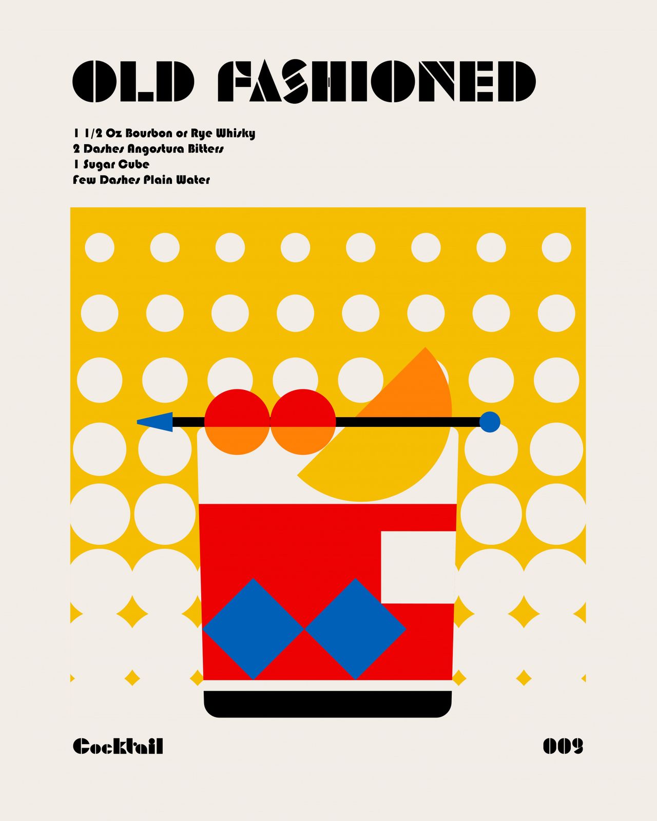 Poster - Old Fashioned Cocktail