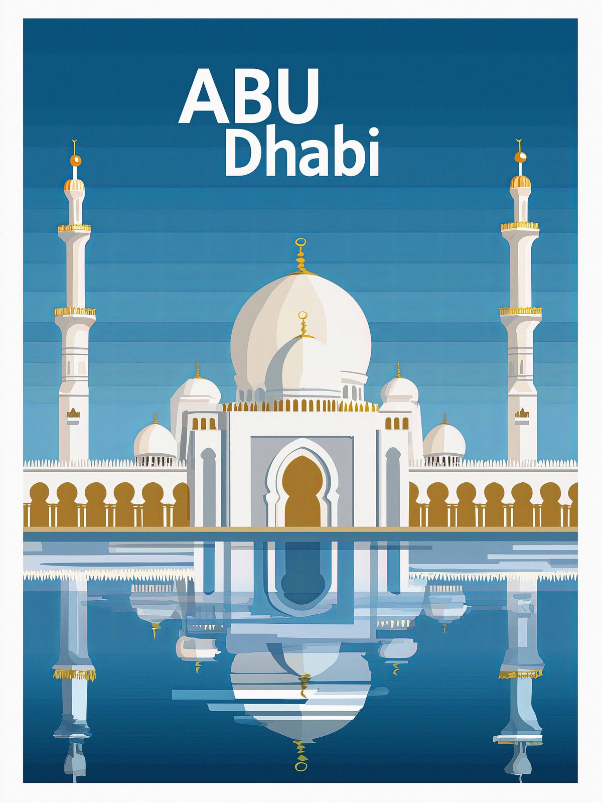 Poster - Abu Dhabi Reflection