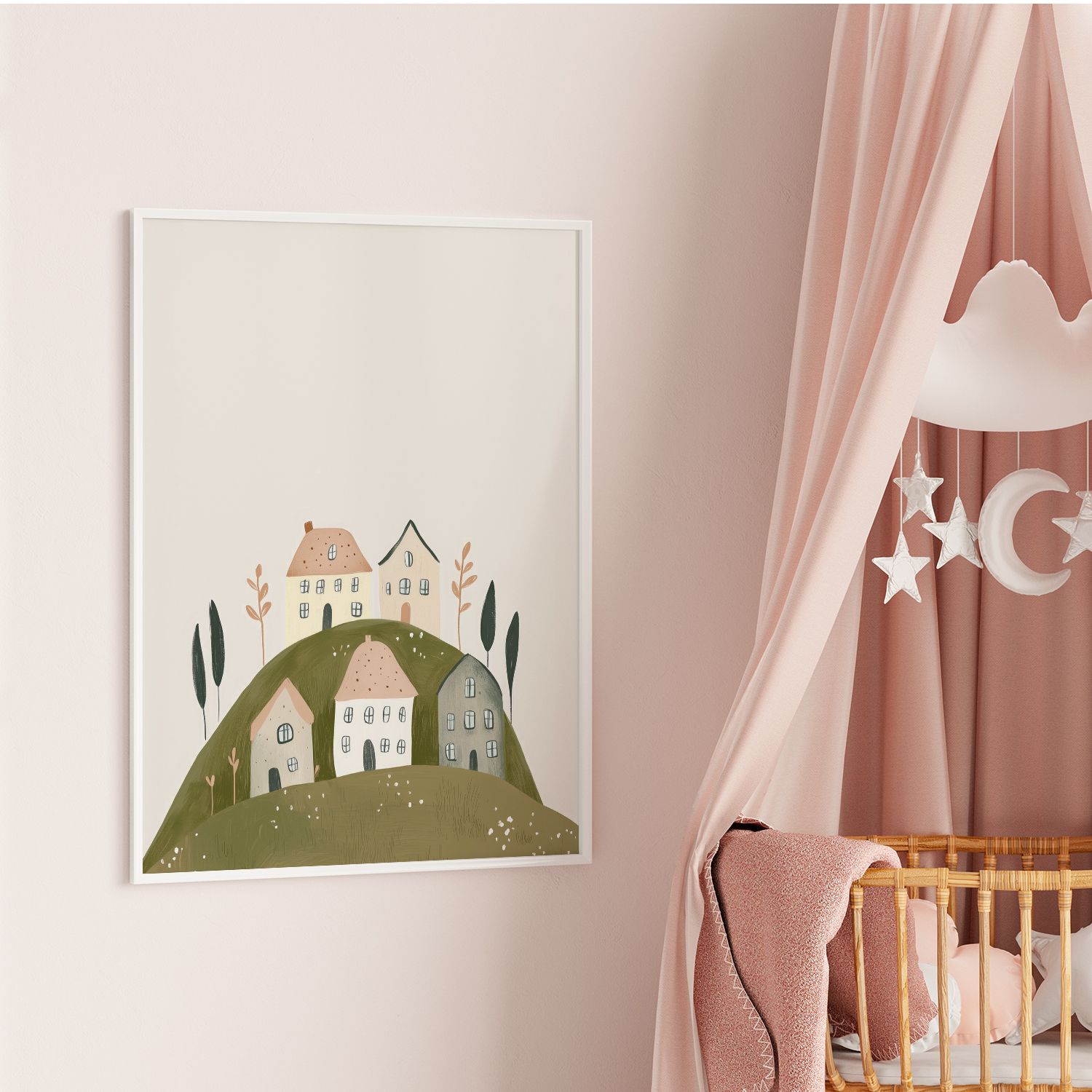 Poster - Whimsical Village