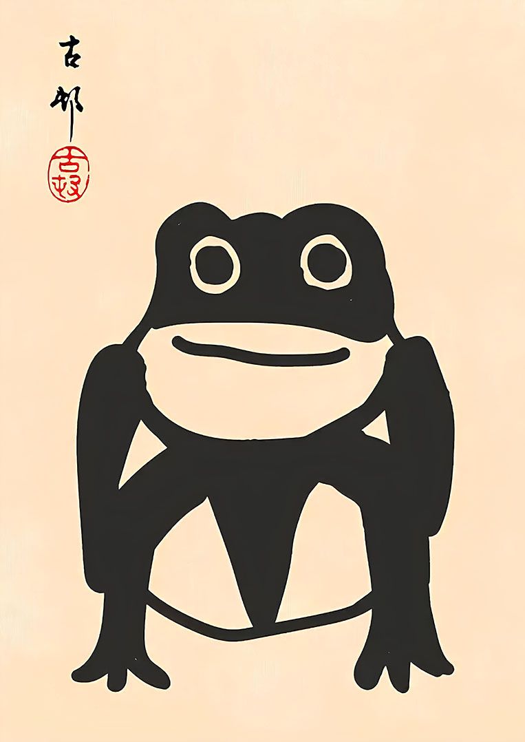 Poster - Frog Art