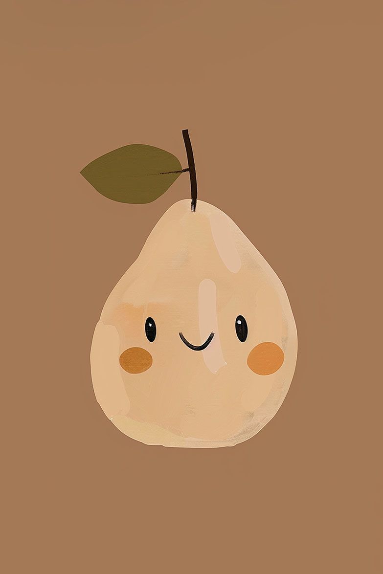 Poster - Smiling Pear
