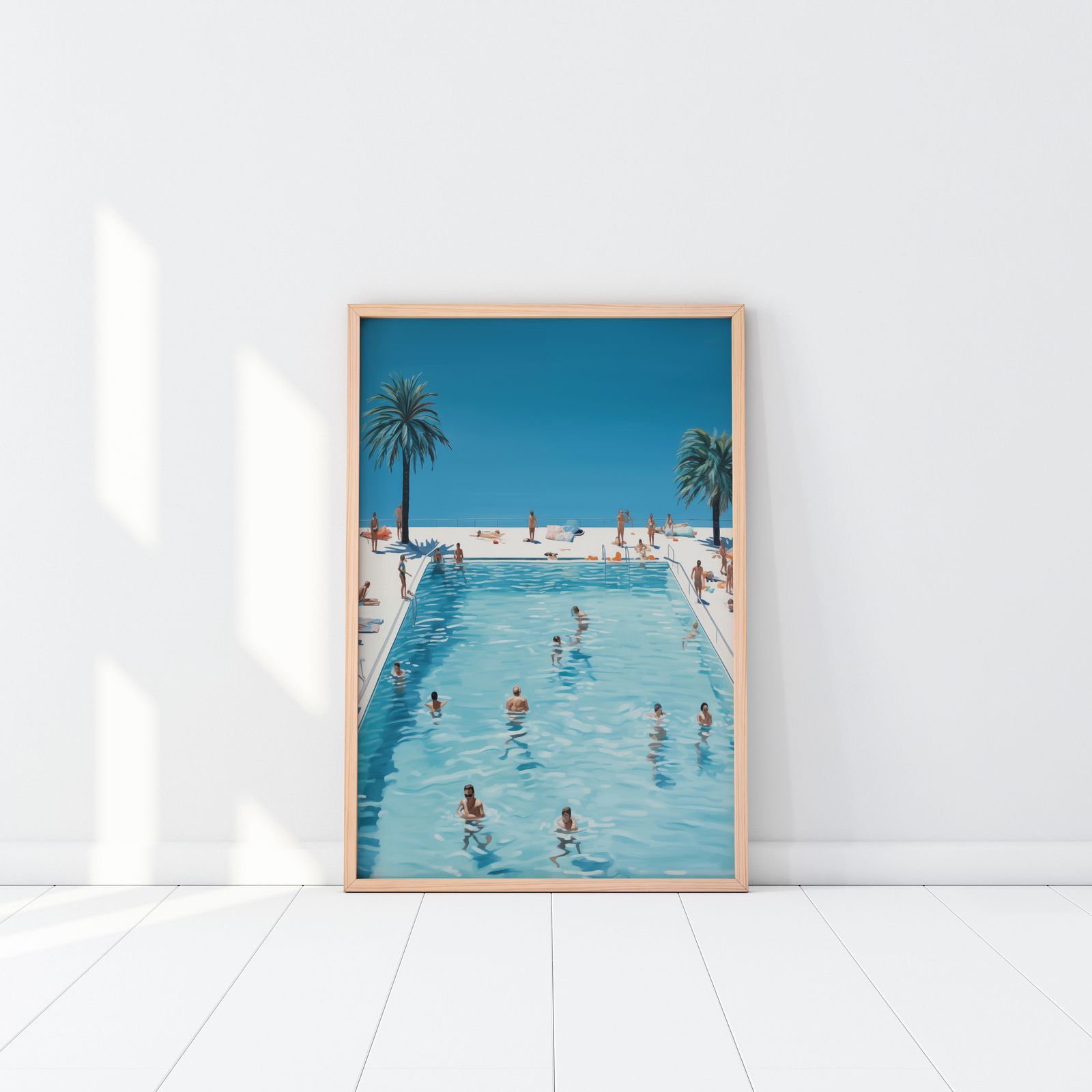 Poster - Sunlit Poolside Oasis