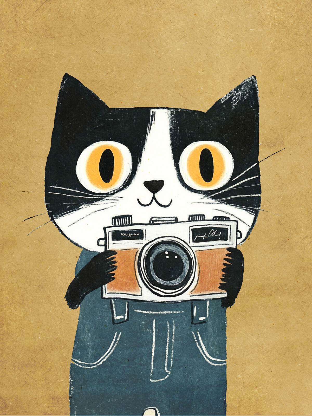 Poster - Cat with Camera