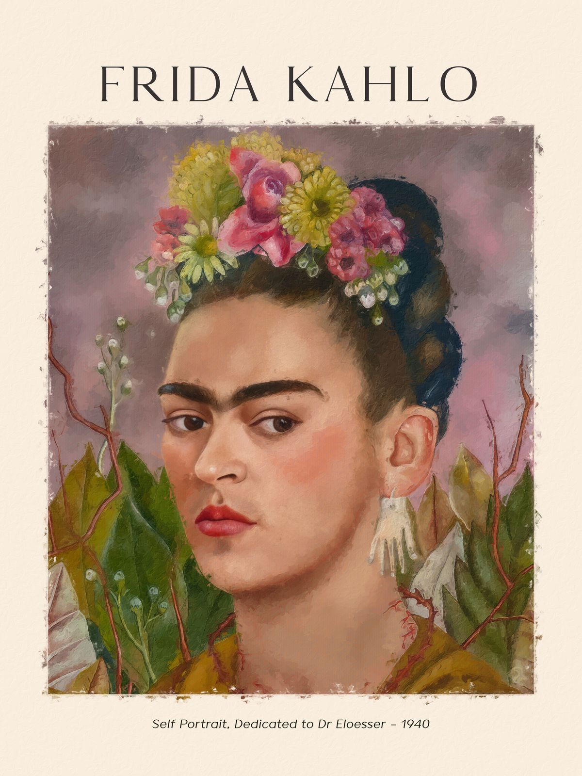 Poster - Frida Kahlo Self Portrait