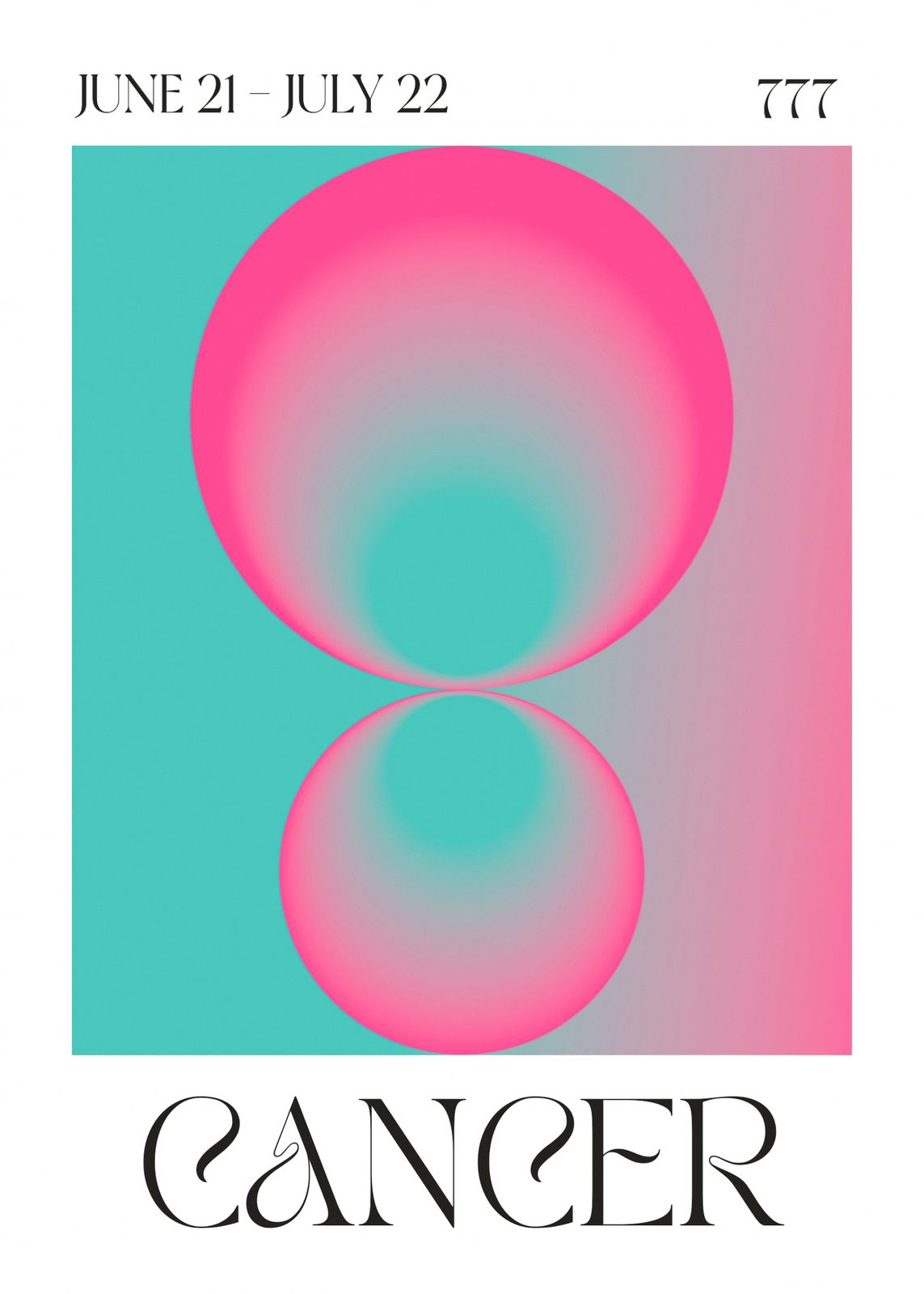Poster - Zodiac Cancer Design