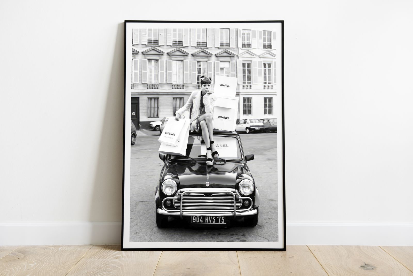 Poster - Chanel Bag Vintage Car