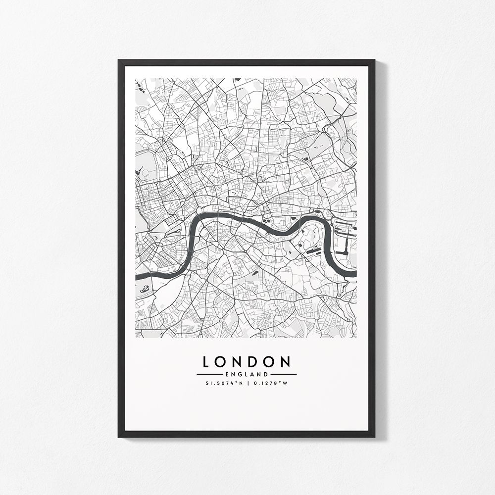 Poster - London Map