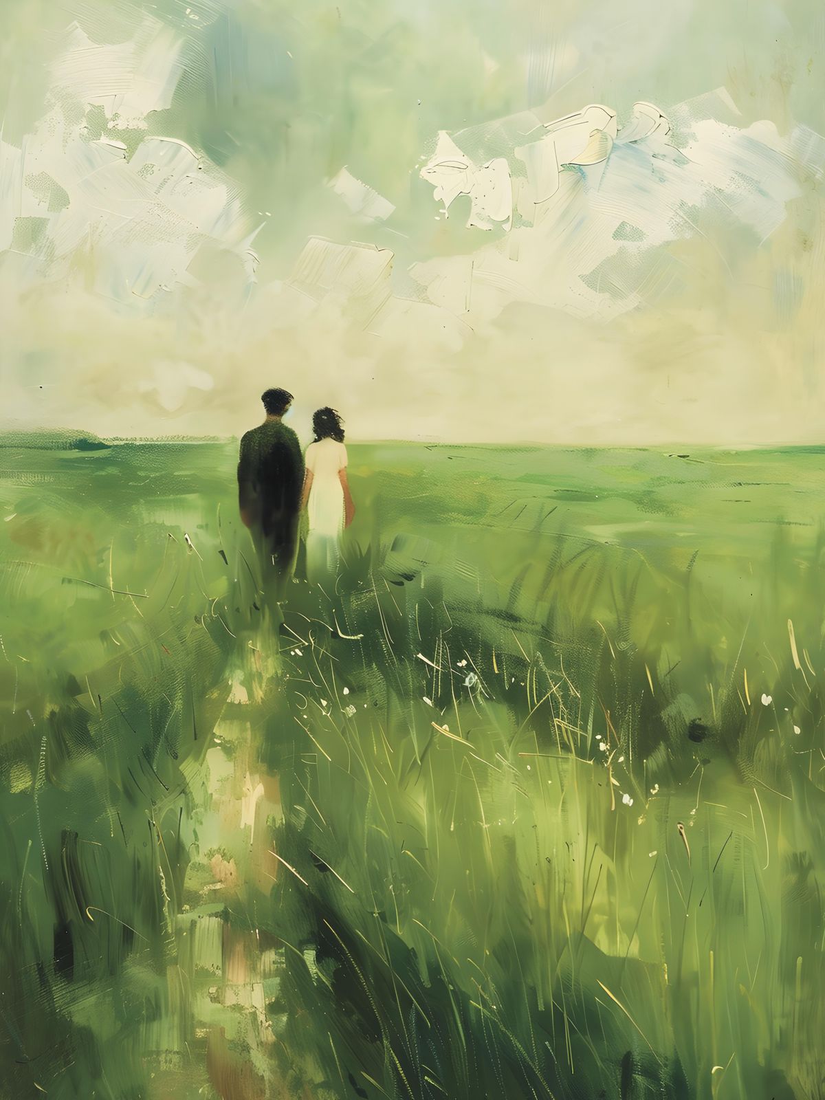 Poster - Green Meadow Walk