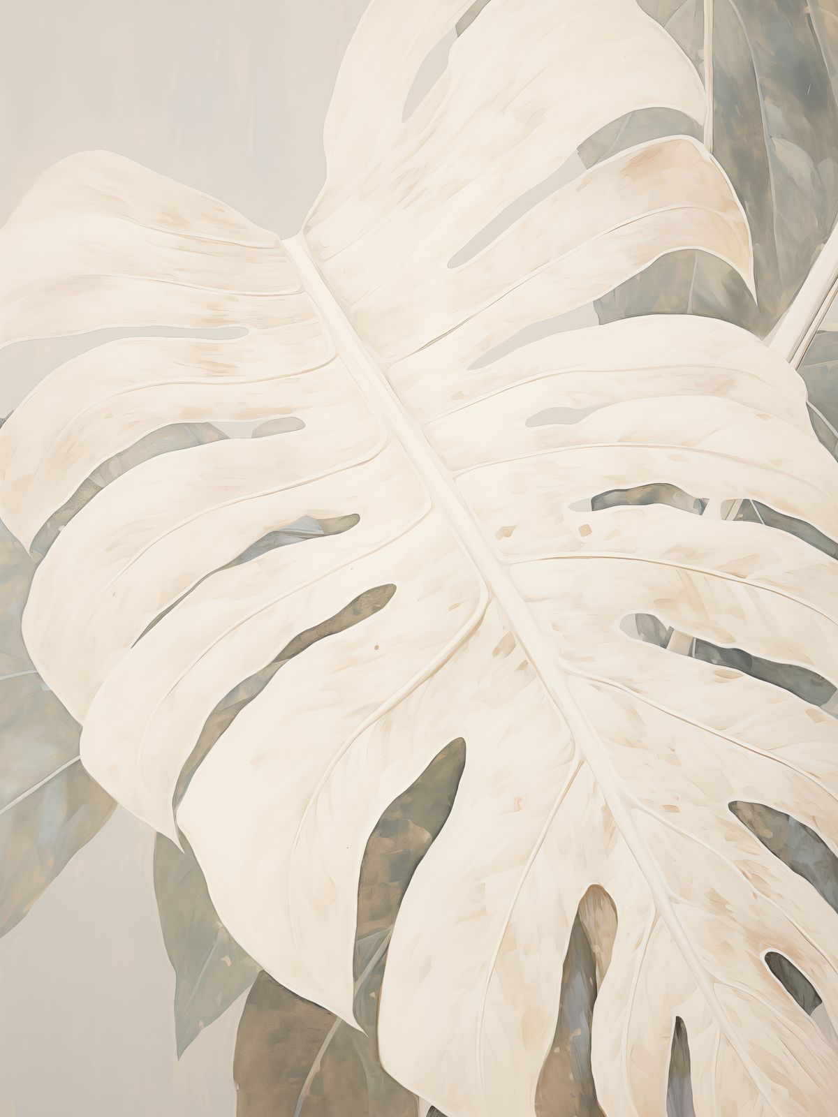 Poster - Monstera Leaf Art