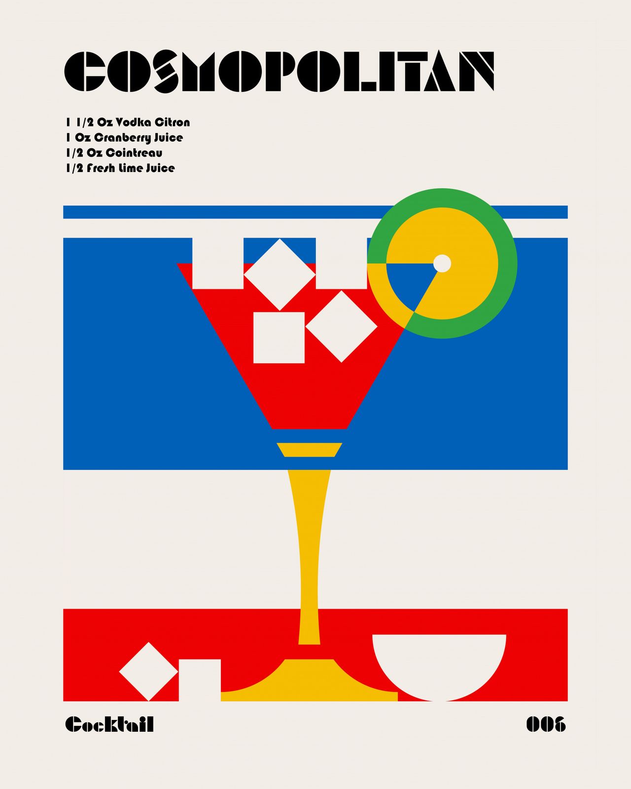 Poster - Cosmopolitan Cocktail