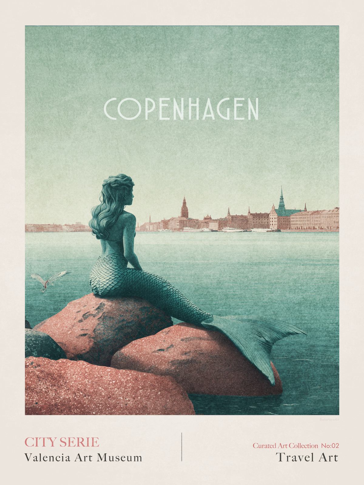 Poster - Copenhagen Travel Art