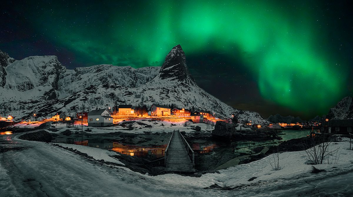 Poster - Northern Lights in Lofoten