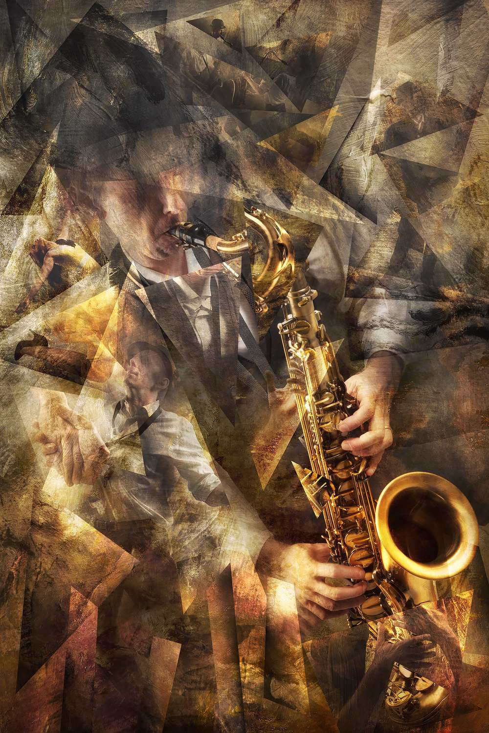 Poster - Jazz Saxophone Art