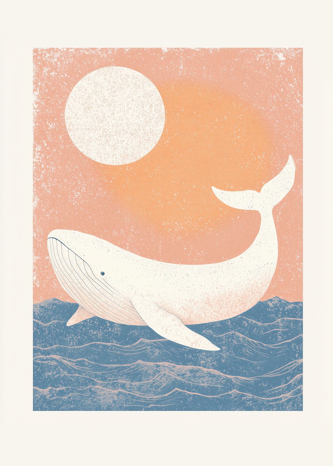 Poster - Whale and Sun