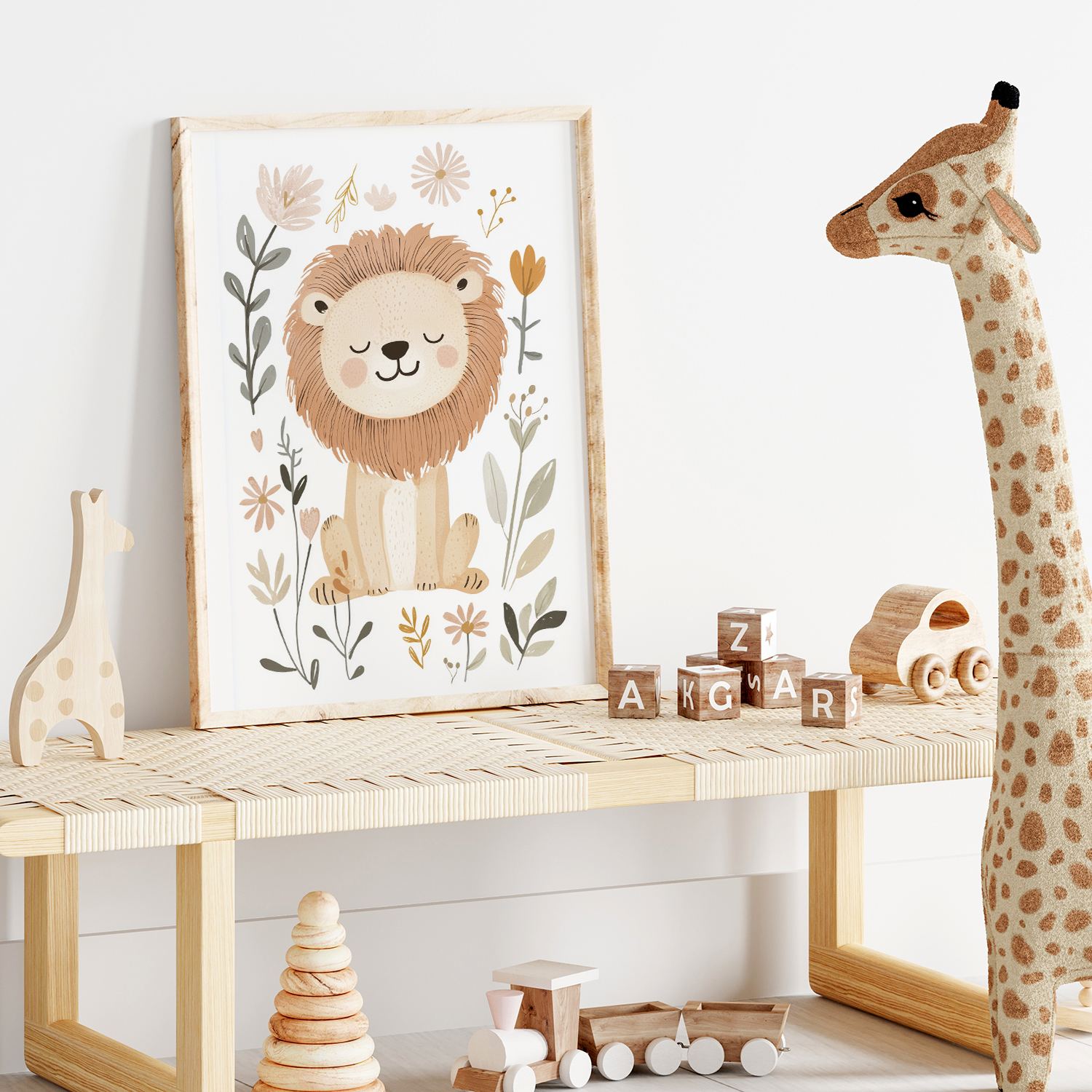 Poster - Lion in Bloom
