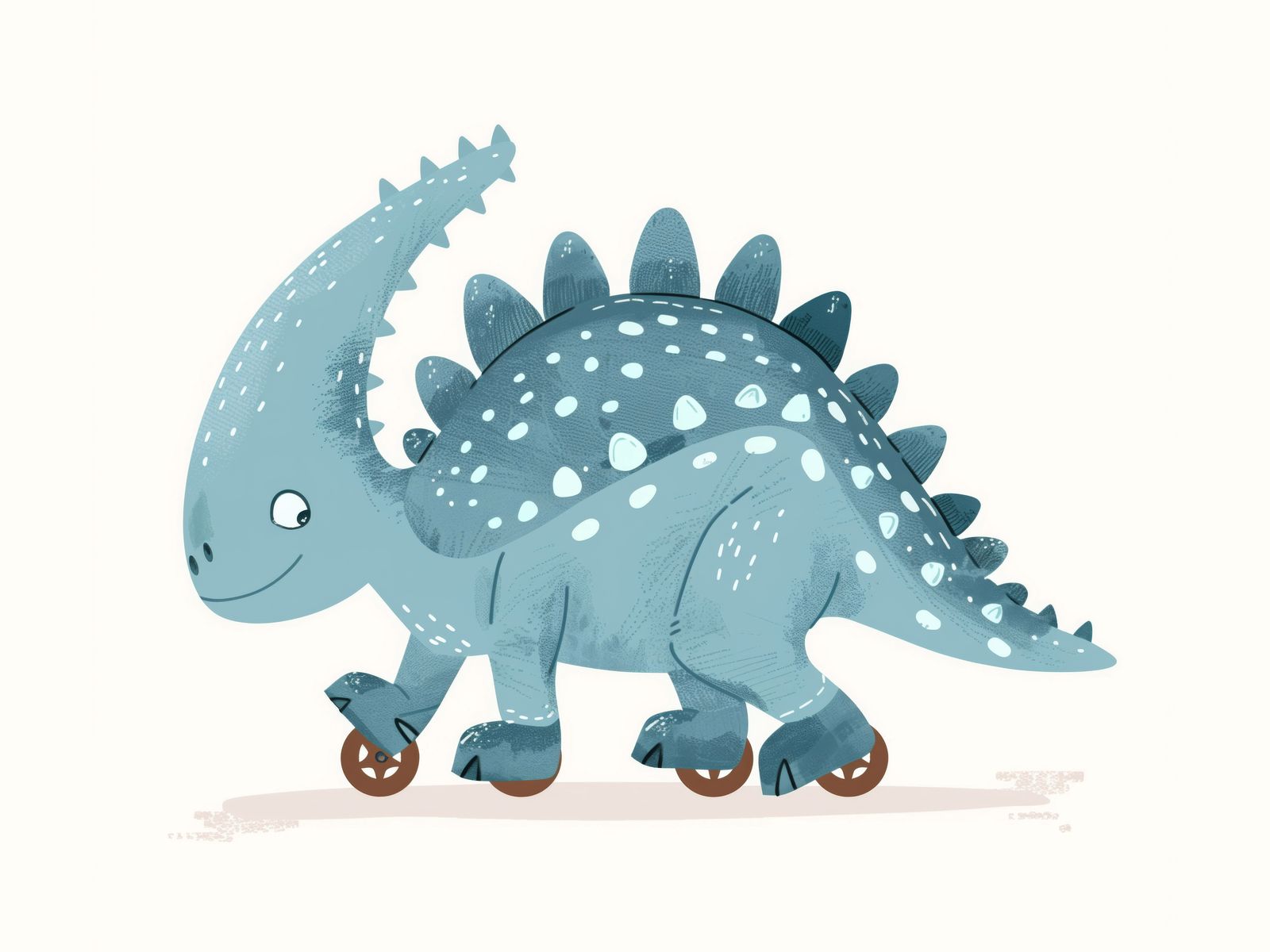 Poster - Blue Dinosaur