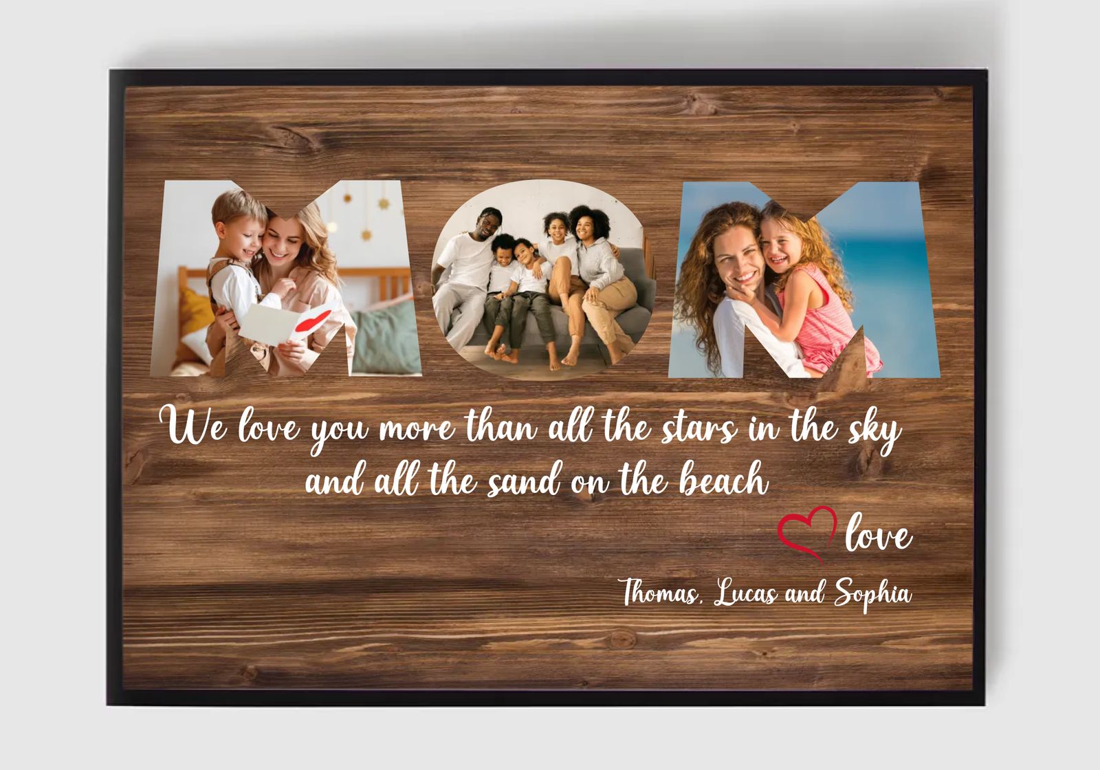 Personalized Poster - Family Love Design