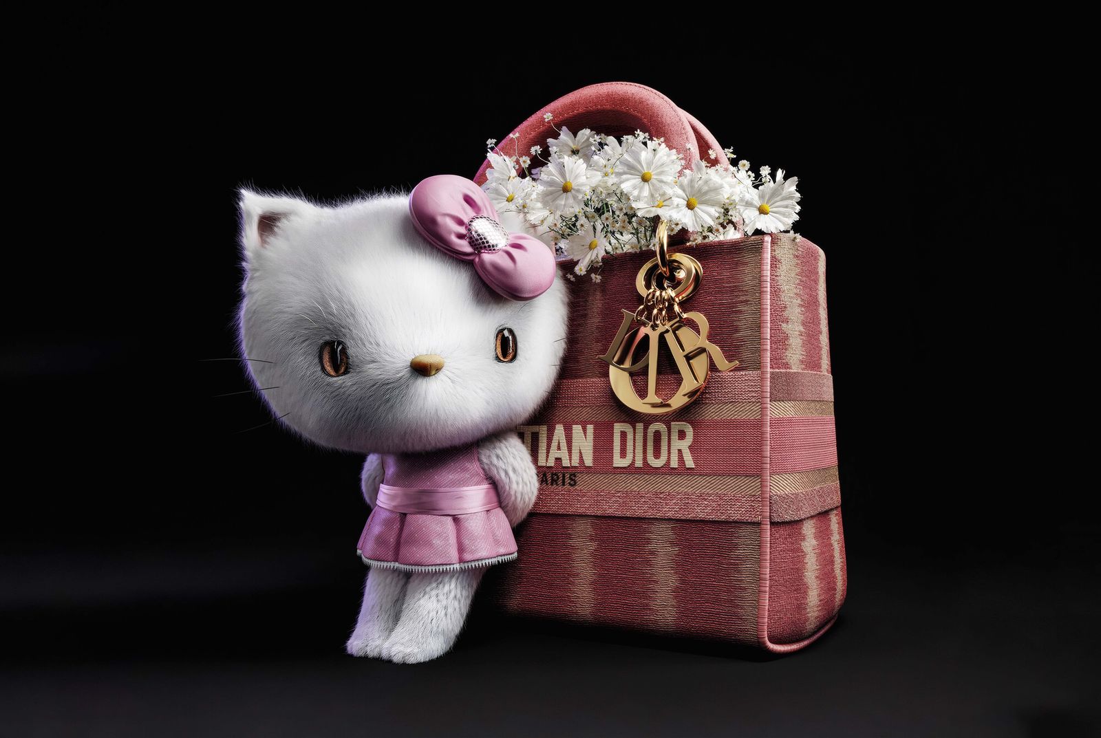 Poster - Cat with Designer Bag