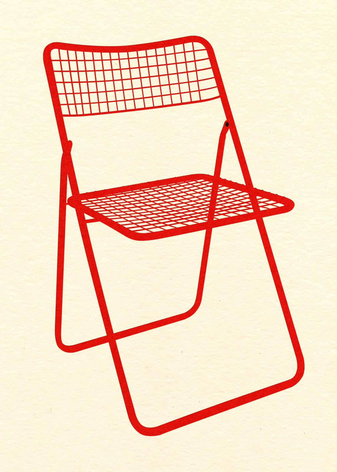 Poster - Red Chair Design
