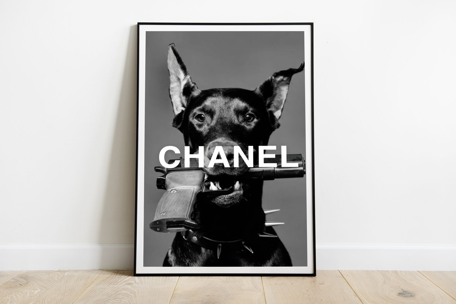 Poster - Dog with Chanel