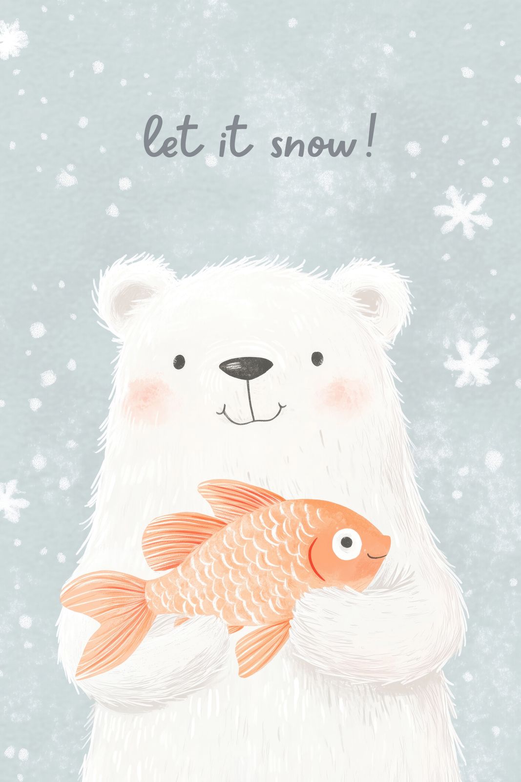 Poster - Let It Snow Bear