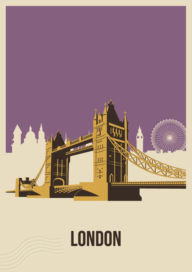 London Skyline Poster