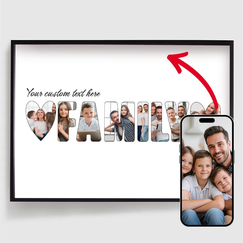 Personalised Posters - Family - Photo Upload